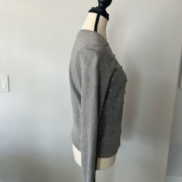 Red Valentino Silver Beaded Sweater - Picture 2 of 8